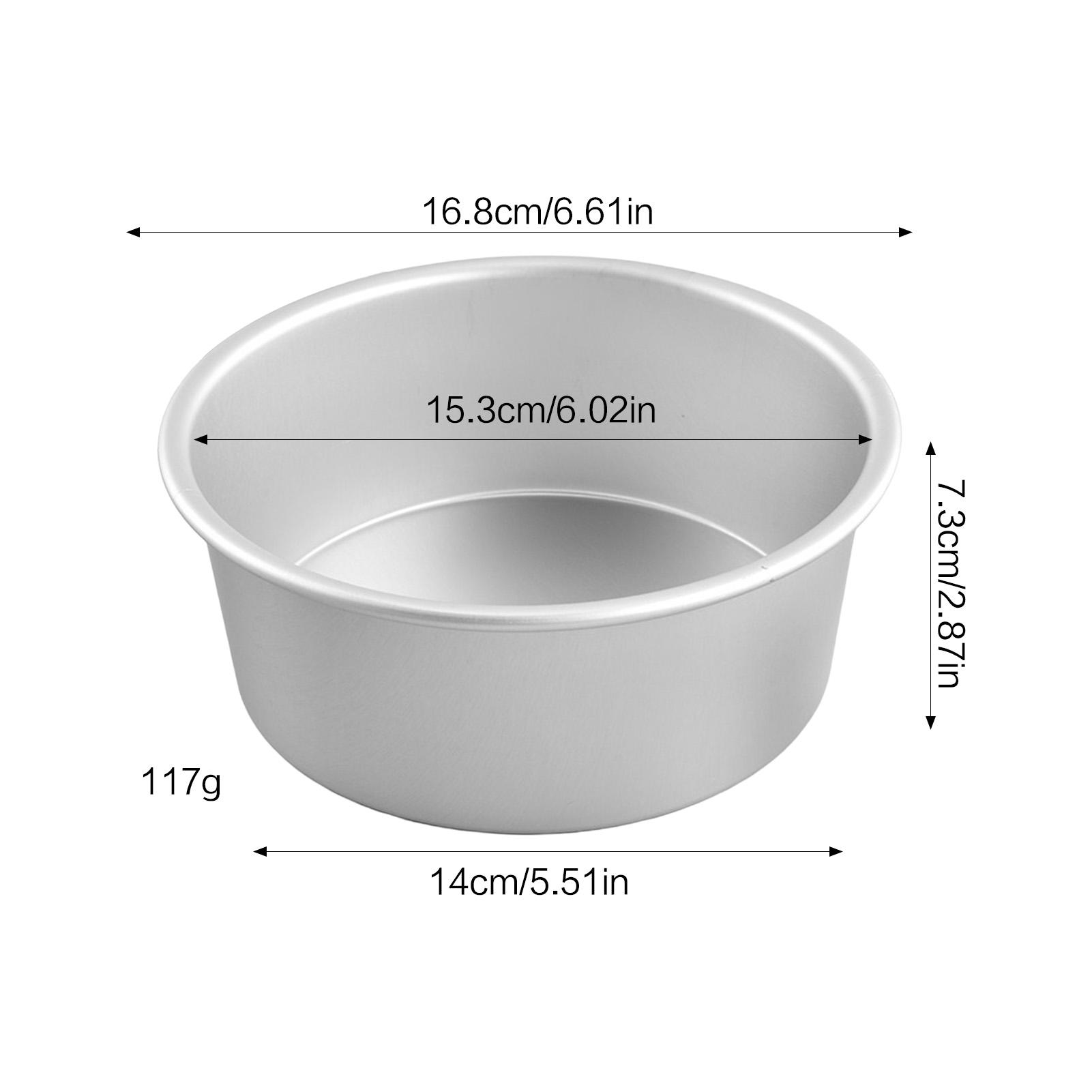 

Aluminum Alloy Round Cake Pan Solid Bottom Food Oven Bread Mold Kitchen Baking Tool DIY Cakes Pastry Mould Cheesecake Mould