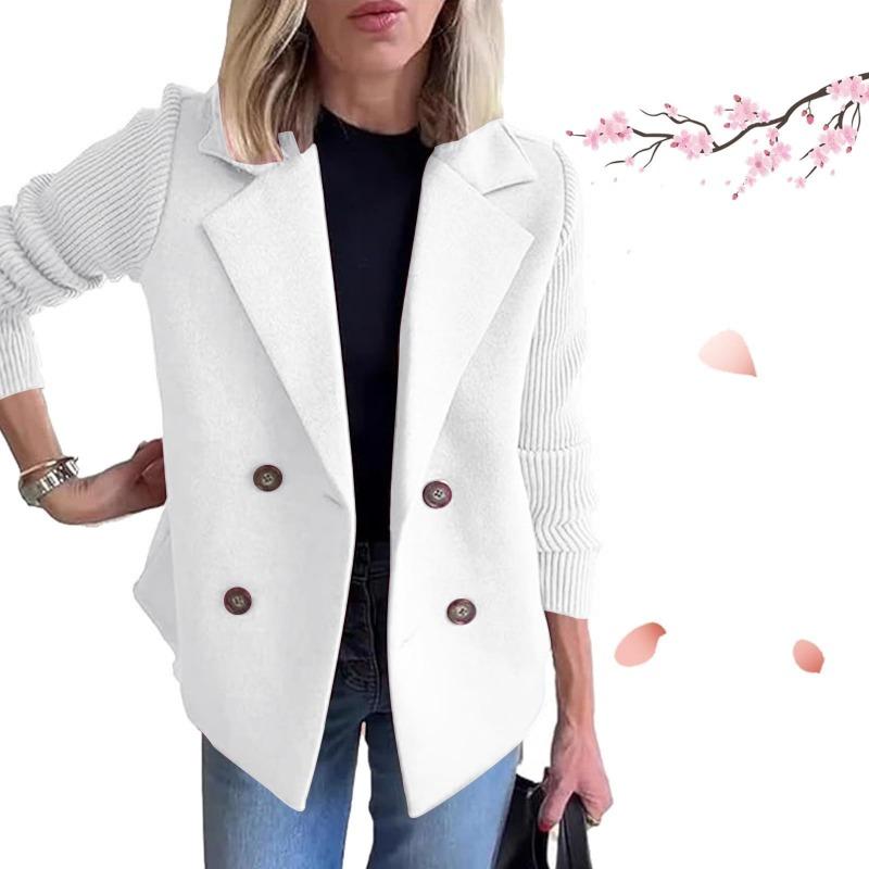 Spring and Autumn Women's Fashion Elegant Jackets Solid Color Casual Loose Jackets Winter Retro Jackets Autumn Tops