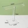 Clear Hair Hoop Organizer with Stable Base Multifunctional Protection Headphone Holder Acrylic