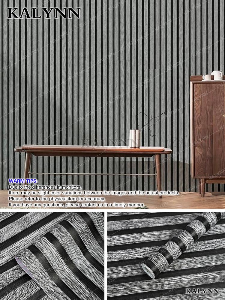 Peel and Stick Wallpaper Wood Plank Faux Wood Contact Paper Removable Self-Adhesive Vintage Wall Covering Prepasted Decorative S