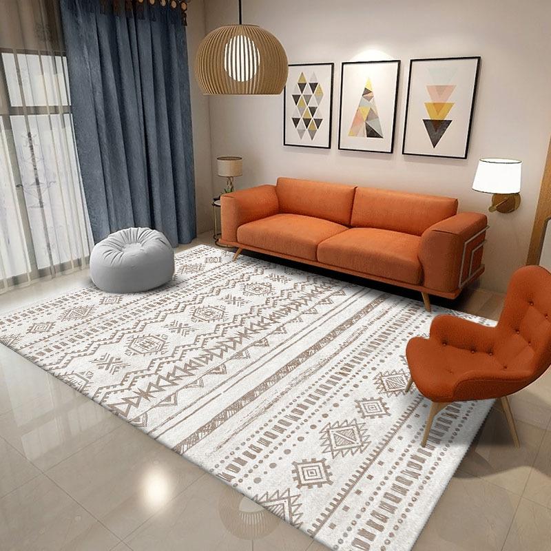 Bohemian Living Room Carpet Coffee Table Sofa Bedroom Room Bedside Carpet Home Large Area Floor Mat