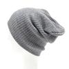 Solid Unisex Beanie Autumn Casual Soft Knitted Beanie Stretch Stretch Skull Hat Fashion Warm Hat Men Women Plain Daily Hat