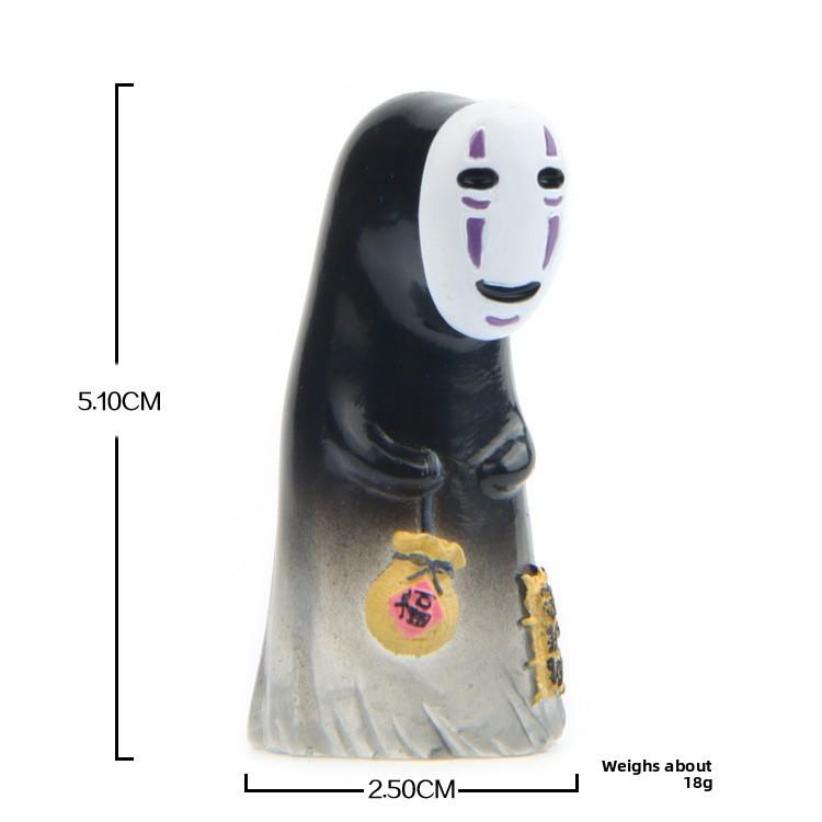 Face Man No Handheld Umbrella Lamp Birdcage Money Bag Mini Model Ornament