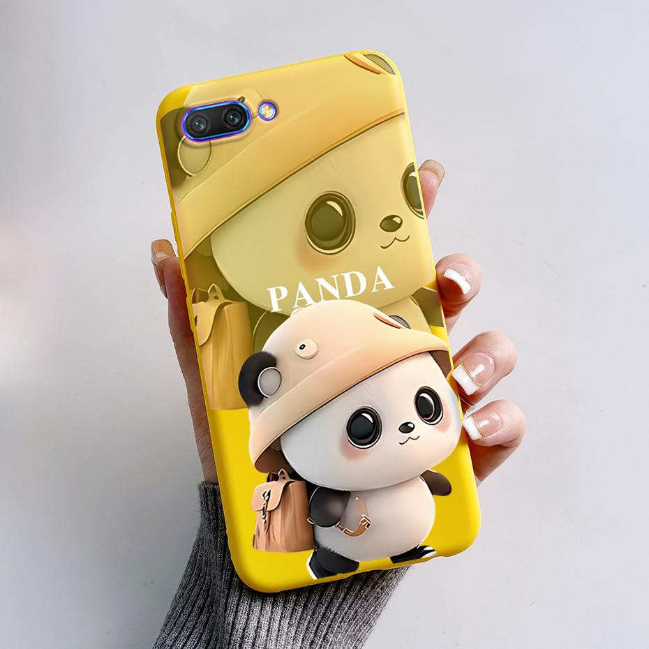 For Huawei Honor 10 Case COL-L29 Silicone Soft Panda Cover For Huawei Honor 10 Phone Case On Huawei Honor 10 Back Cover Bumper