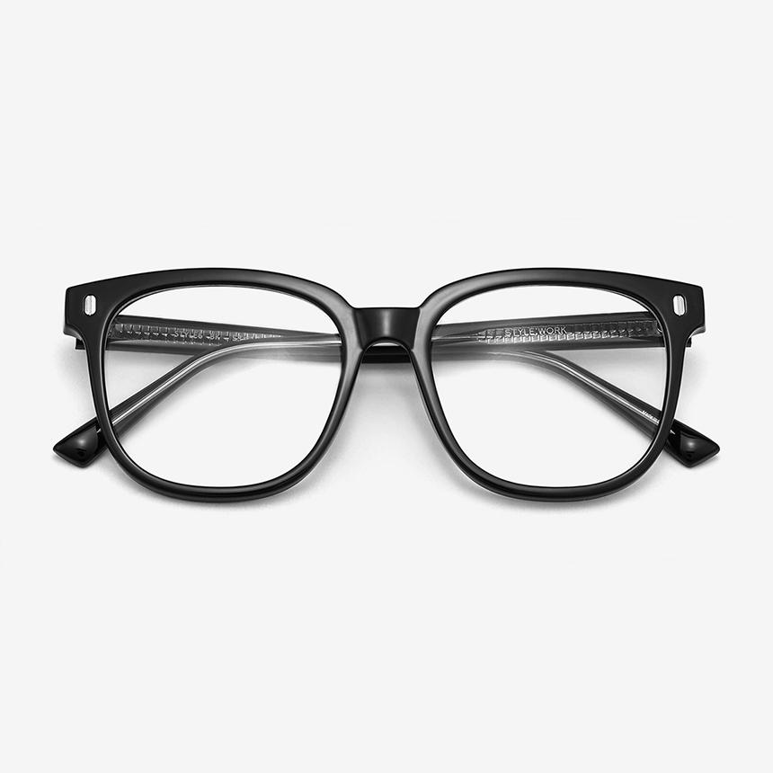 Seutailwokeu Style6 Bk _Black Stylework Eyeglass Frames