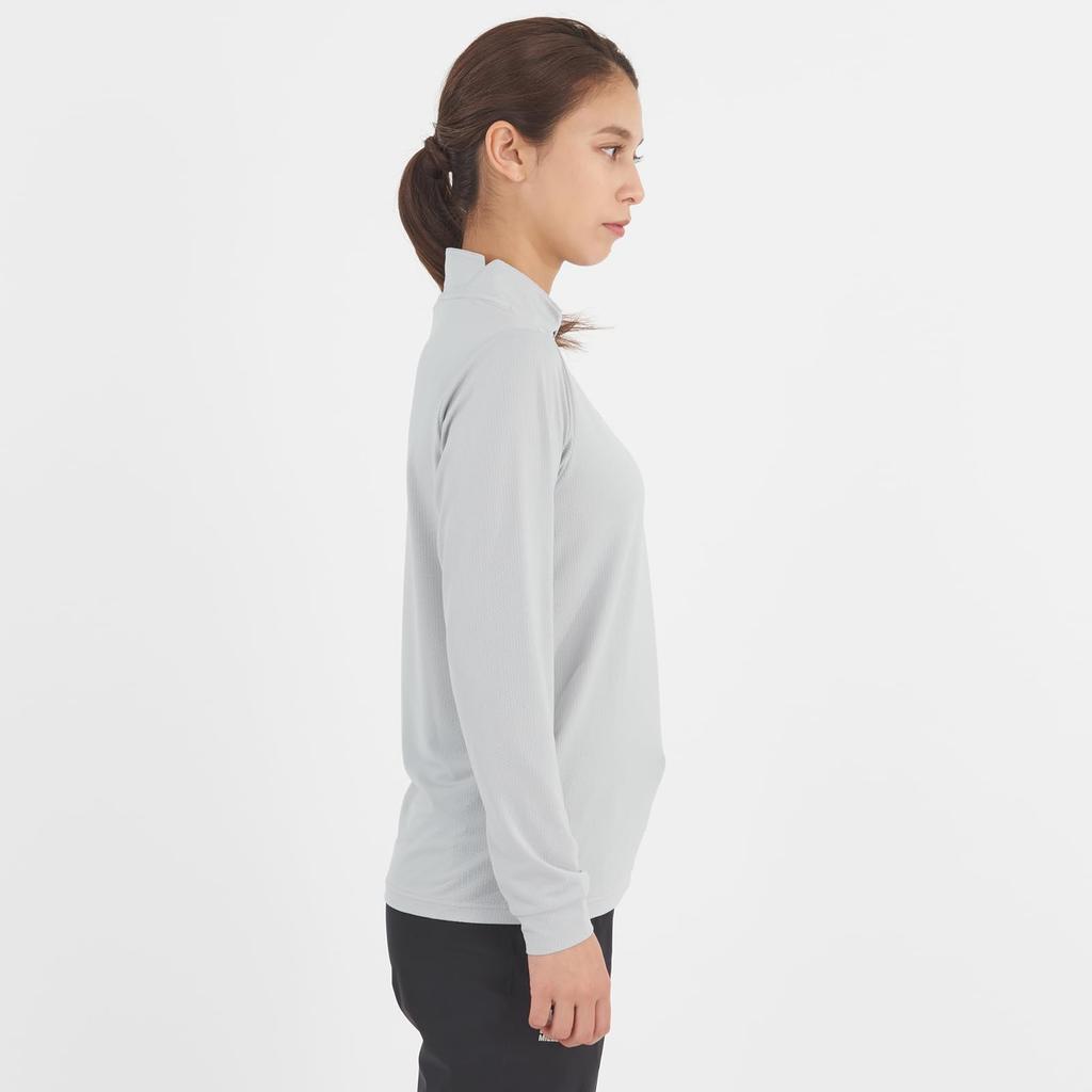 Millet Insect Barrier Long Sleeve Hiking Castellock Size M Women's Half-Zip Innerwear, MIV03217, (New Logo),