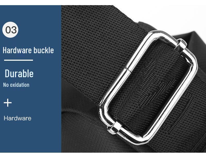 Men's Waterproof Korean Style Oxford Cloth Crossbody Shoulder Bag - Business Casual Small Backpack