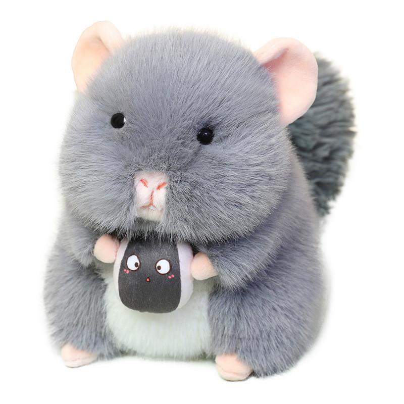 Plush Hamster Cartoon Toy Cute Animal Doll Room Decoration Children Gift Holiday