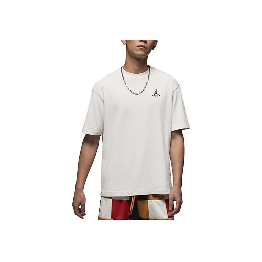 New Jordan Drop Shoulder Sleeve T-Shirt Men's White DX9562-030