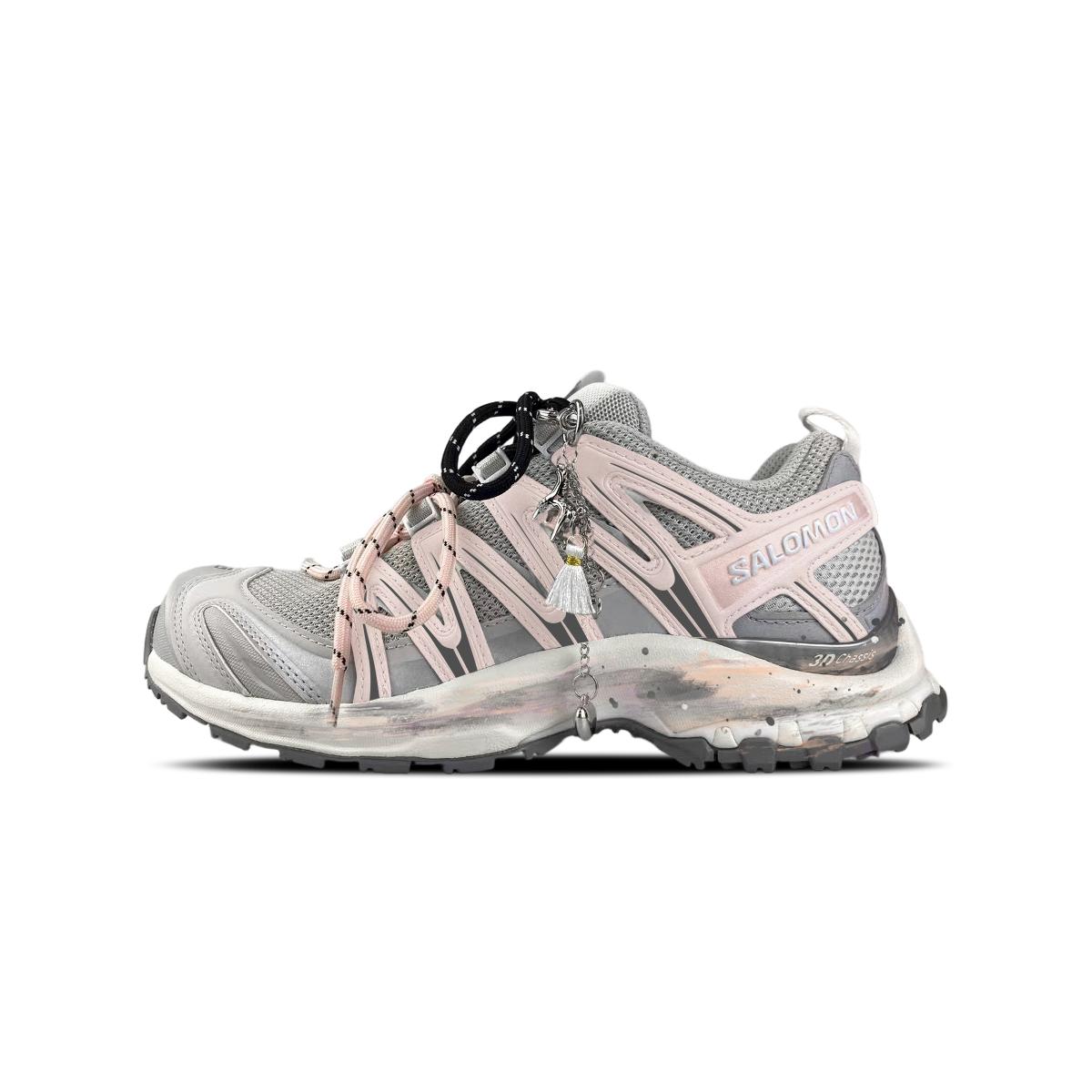 

SALOMON XA PRO 3D Амортизація Нековзкі Амортизація Нековзкі Низькі Взуття для активного відпочинку Унісекс Сріблясто-рожевий 477736(Команда76-) 43⅓