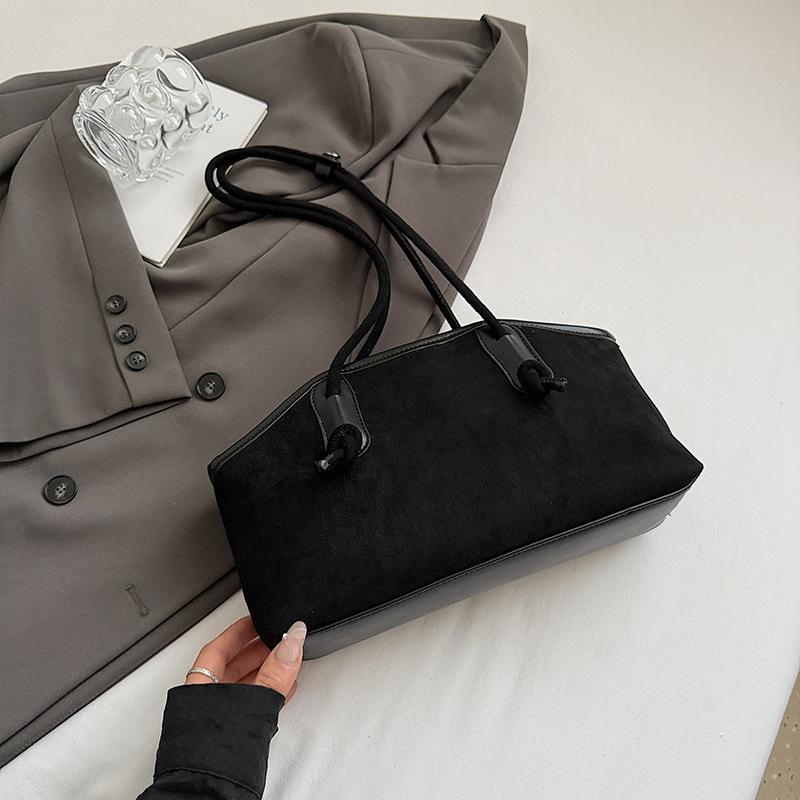 Large Capacity Retro Tote Bag Women's New Fashion Commuter Shoulder Underarm Bag Casual Handbag