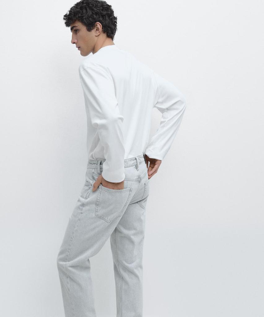 Masimodutti Long Sleeve Medium Weight Cotton T-Shirt