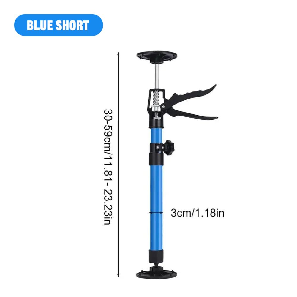 Telescopic Steel Support Rod Adjustable Hand Jack Bracket for Cabinet Lifting Heavy-Duty Shelf Holder Kitchen Bathroom Vanity