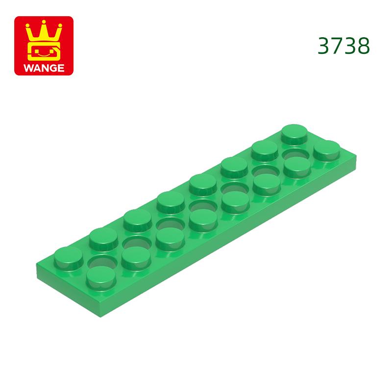 

48Pcs/lot 2 X 8 Universal Hole Block Moc Color Attachments Compatible with 3738 Brick DO-IT-YOURSELF Children s Toy Assembly Components about 48pcs