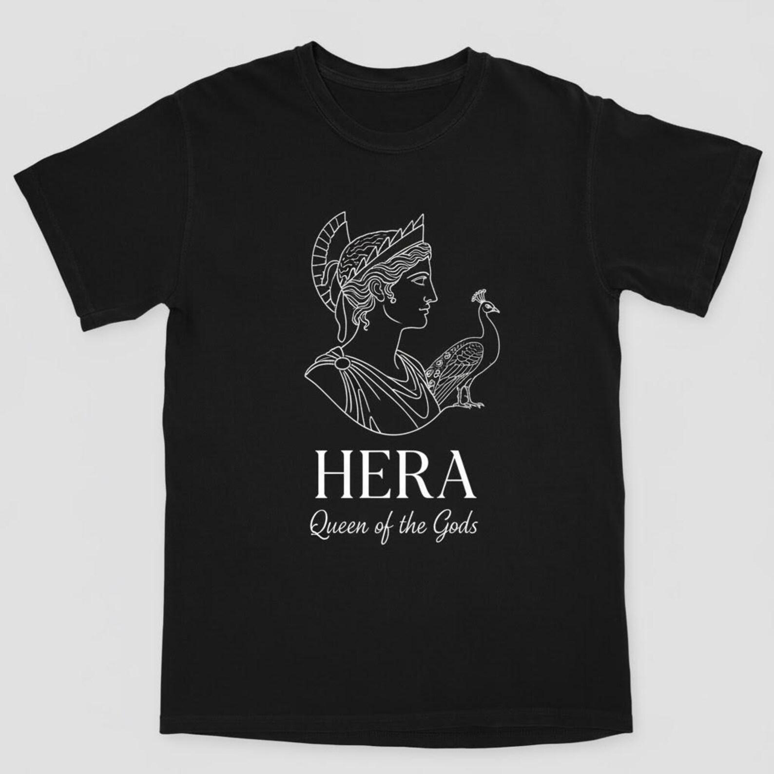 Hera Queen of the Gods Shirt •Greek Mythology Shirt •Ancient God Shirt •Olympian Gods shirt •Greek Gods Shirt •Dark Academia Shirt XL