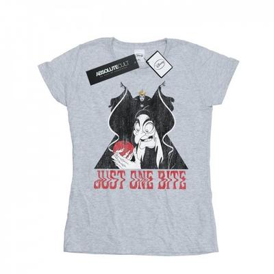 Womens/Ladies Snow White Just One Bite Cotton T-Shirt