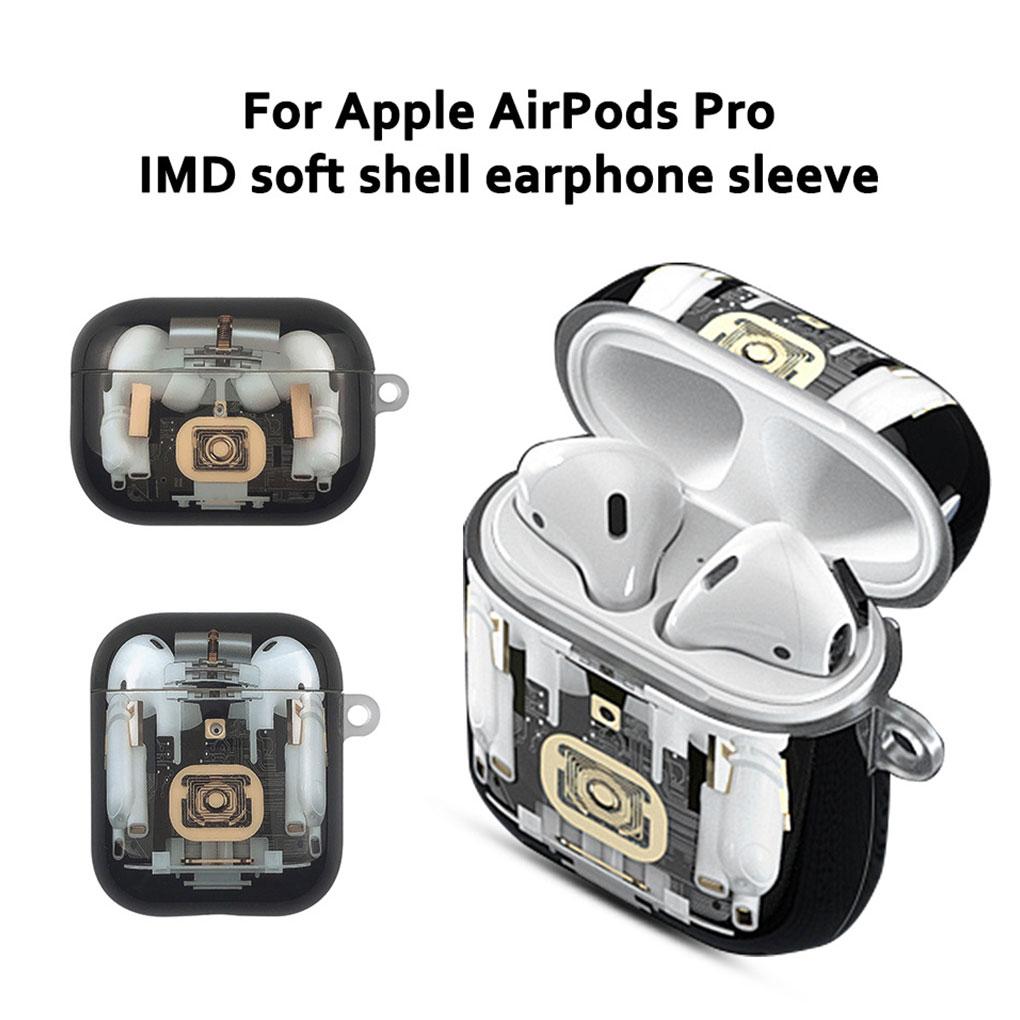 Earbuds Case Portable Earphone Cover Portable Earphone Cover TPU Bluetooth-compatible Wireless Headphone Storage Box