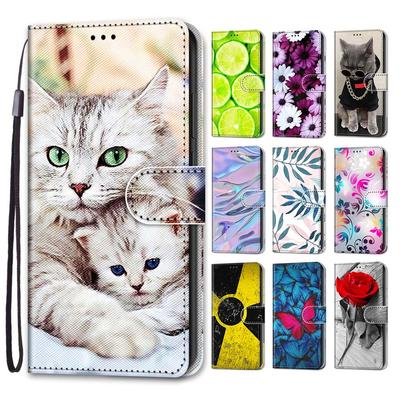 Luxury Painted Leather Case Wallet Book Style Protective Cover for Nokia G42/Nokia G310 5G/Nokia C32/C22/Nokia C12/C12 Plus/C12 Pro/Nokia G60 5G/G21
