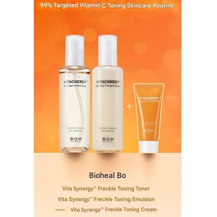 BIOHEAL BOH Vita Synergy Blemish Care Toning Skincare 2-Step Set (Toner 150ml + Emulsion 150ml)