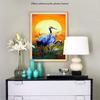 5D Diamond Painting Full Display Animal Crane Diamond Embroidery Full Round Cross Stitch