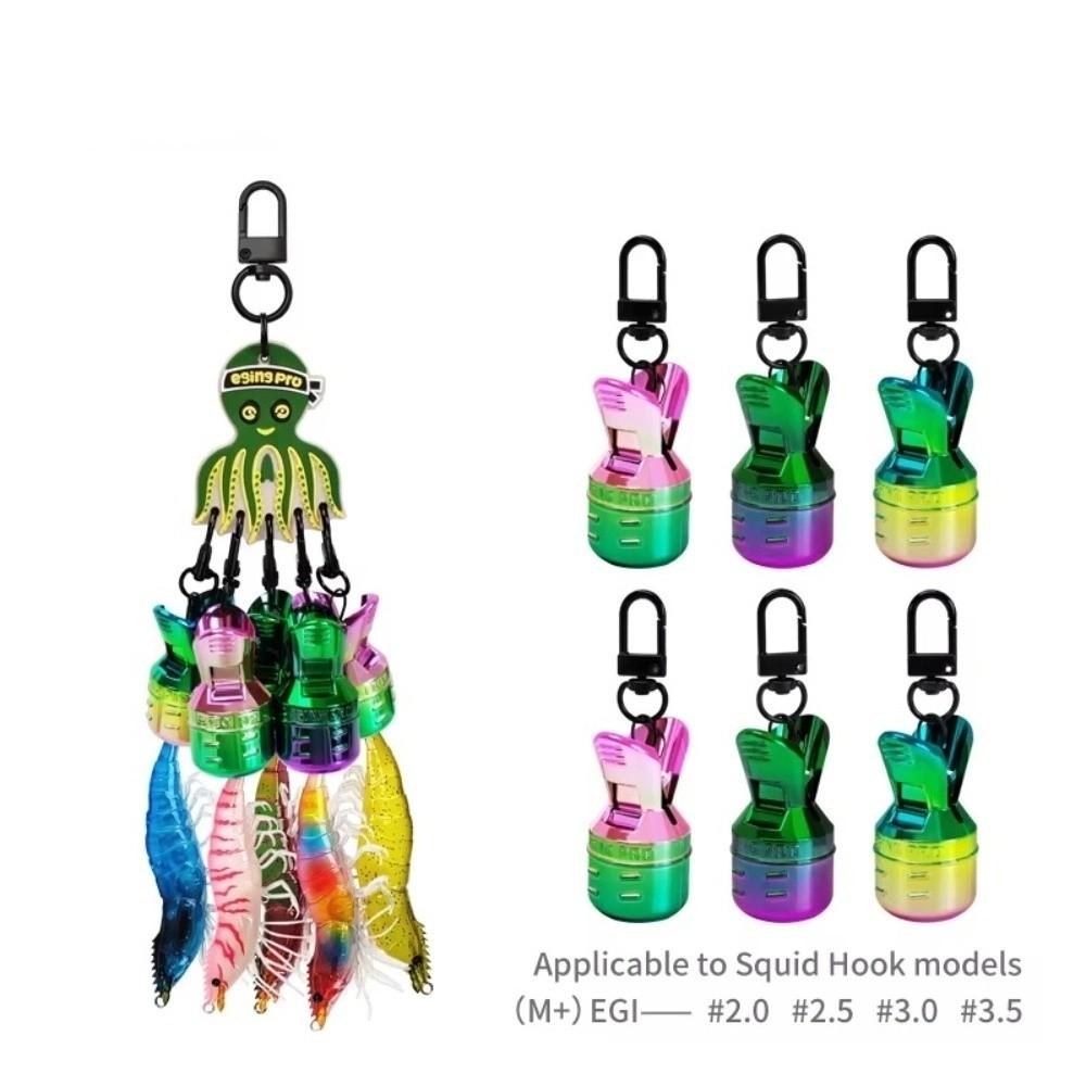 Cap Design Squid Jig Bait Electroplating Sea Tackle New Design Webfoot Octopus  Deep Sea Fishing