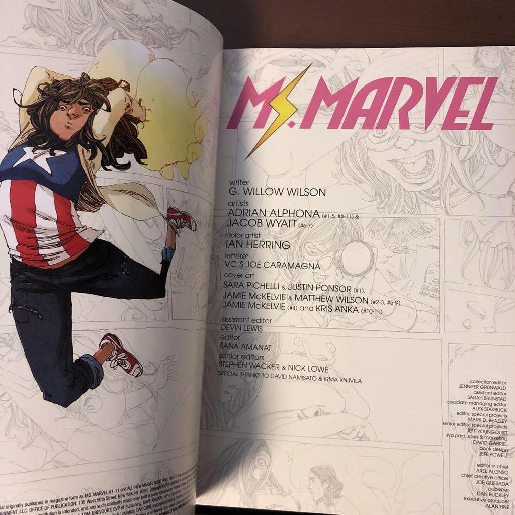 [USED] Ms. Marvel -Vol 1 G. Willow Wilson (English book)
