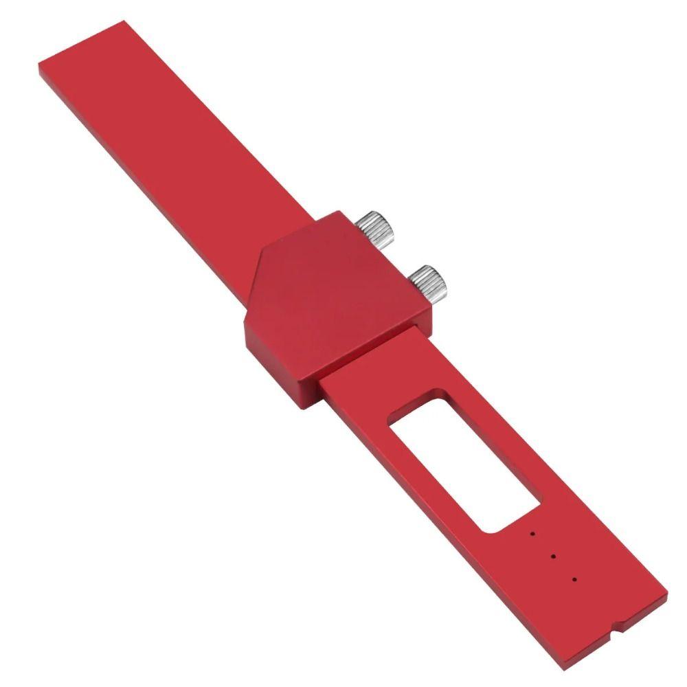 T-Type T Track Ruler Inch and Metric Scribing Ruler Precision Pocket Ruler  Scriber Measuring Tools
