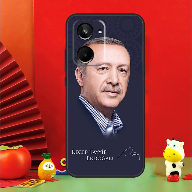 President Turkey Recep Tayyip Erdogan For Realme 15 Pro GT7 GT6 10 11 12 13 14 Pro Plus C67 C63 C61 C55 C51 C53 C35 C75 C65 Case