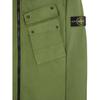 Stone Island Compass Patch Zip up Shirt Green Men Outerwear 771510910-V0058