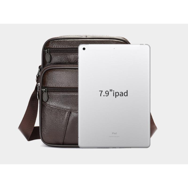 Originální kožené tašky Vysoce kvalitní Tote Módní Business Taška přes rameno Crossbody Kožené tašky