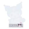Sanrio (SANRIO) Sanrio Kuromi Notă în formă de personaj Kuromi-chan Kuromi 12,7 x 10,8 x 0,9 cm Personaj SANRIO 462161