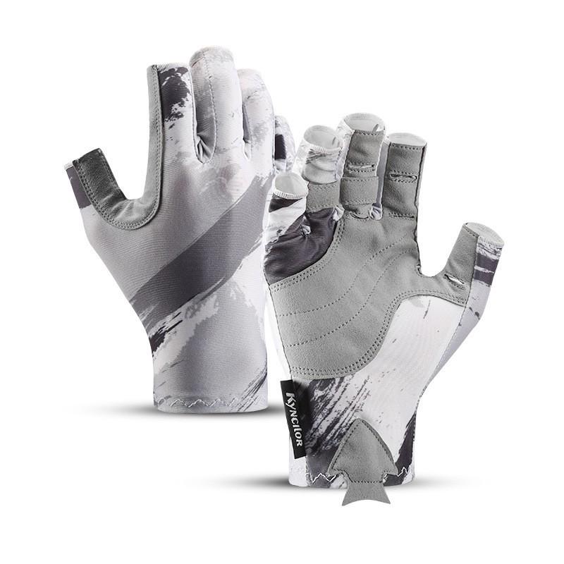 Cycling and Fishing Three-Finger Gloves: Wear-Resistant, Non-Stick, Non-Slip.