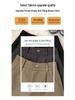 Plus Size Women's Black Wool Wide-Leg High-Waisted A-Line Shorts for Fall/Winter