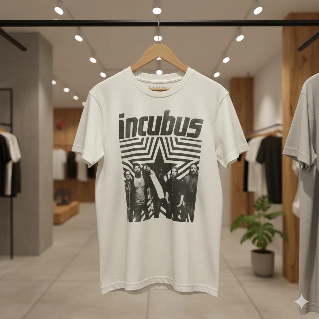 Incubus Band Graphic T-Shirt Unisex Vintage Alternative Rock Tee - S305 S