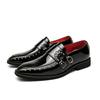 British Style Comfortable Men Casual Leather Shoes Fashion Designer Evening Dresses Loafers Casual Office Business Flats Retro