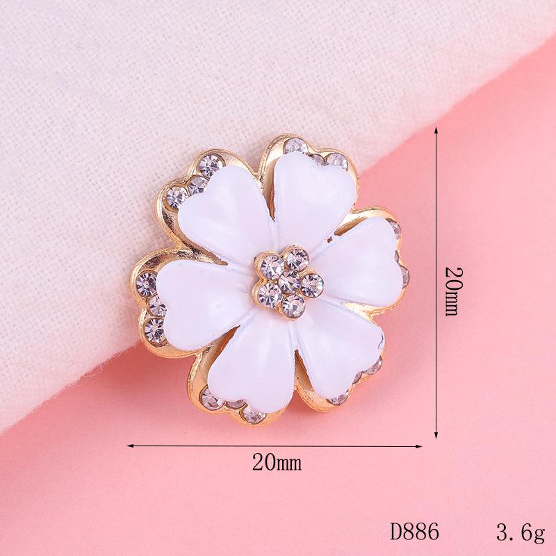 Five-Petal Diamond Flower Snowflake DIY Phone Shell Sticker