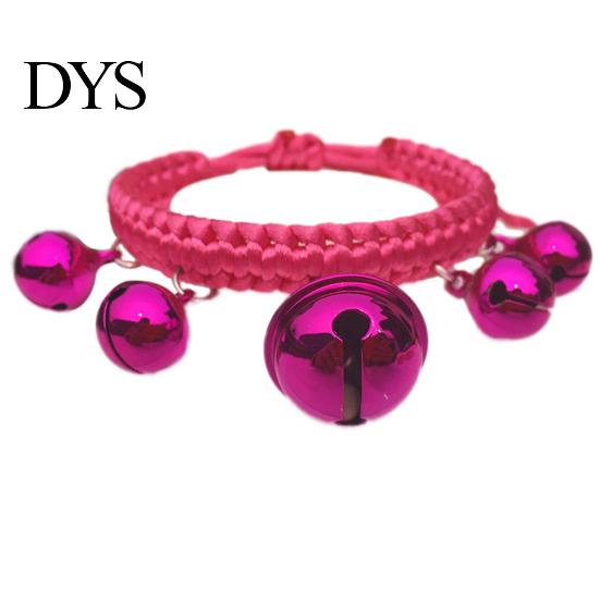 Cute Fashion Adjustable Nylon Dog Puppy Big Bells Collar Necklace Pet Supply