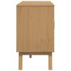 Sideboard OLDEN Brown 114x43x73.5 cm Solid Pine Wood