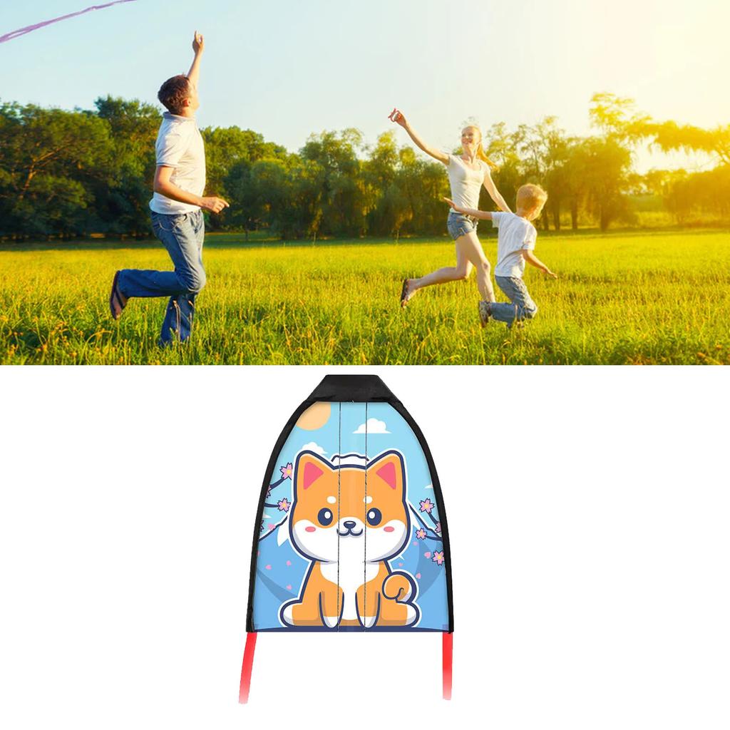 Children's Thumb Ejection Kite Thumb Ejection Kite Small Funny Outdoor Sports Games Birthday Gifts Corgi