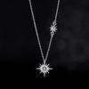 925 Sterling Silver Star Necklace - Luxury Women's Choker, 2025 New Fashion Clavicle Chain