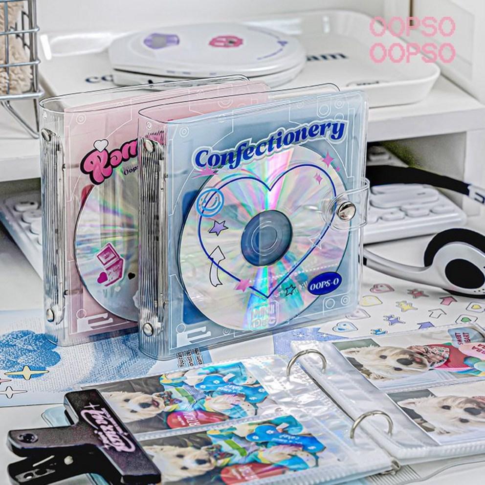 CD record style photo collector book, photo binder, photo card album, 3 color photo holder book, collector book, photo album, call book