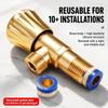 5/10Pcs Leak-proof Valve Pipe Hose Washer Reusable Sealing Copper Washers  Faucet Connections