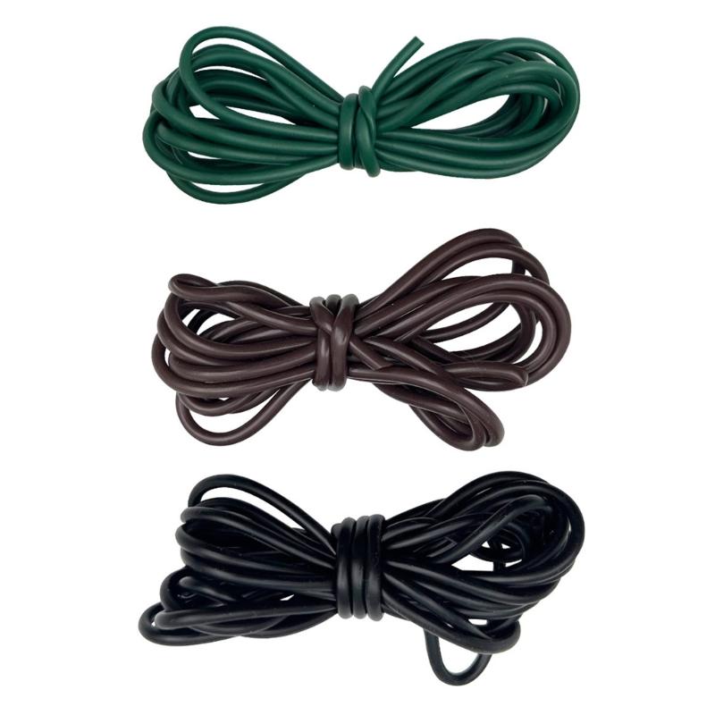 Karpfenfischen Hülse Anti-Verhedderungs-Schläuche Bissfest Karpfenfischen Gummirohr Outdoor Angelzubehör Werkzeuge