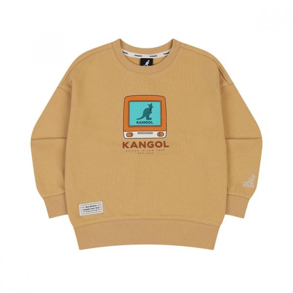 Kangol Kids New Graphic Point Sweatshirt Yellow Rc 0205 yellow/110
