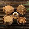 Insulation Pads Rattan Coasters Environmentally Friendly