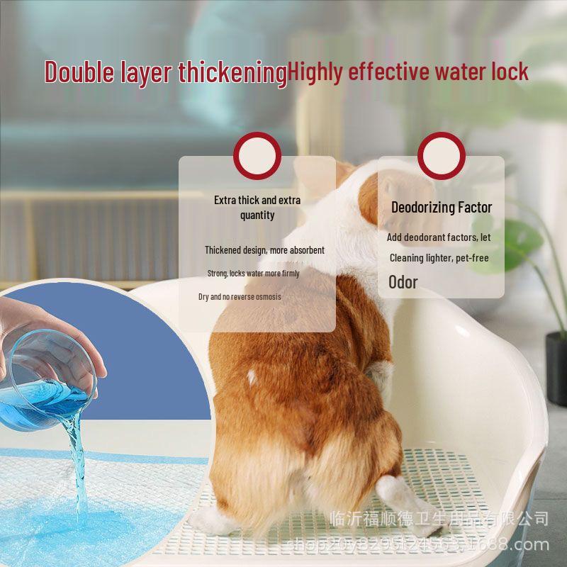 

Утолщенные одноразовые пеленки для приучения питомцев к туалету - Впитывающие, дезодорирующие, водонепроницаемые подгузники для собак S 33*45 20pcs