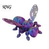 Bee Collectible Toy 3D Printed Cyberpunk Figurine, Movable Joints Mechanical Hornet Ornament, Articulated Wasp Flexible Figure Fidget Toy, Stress