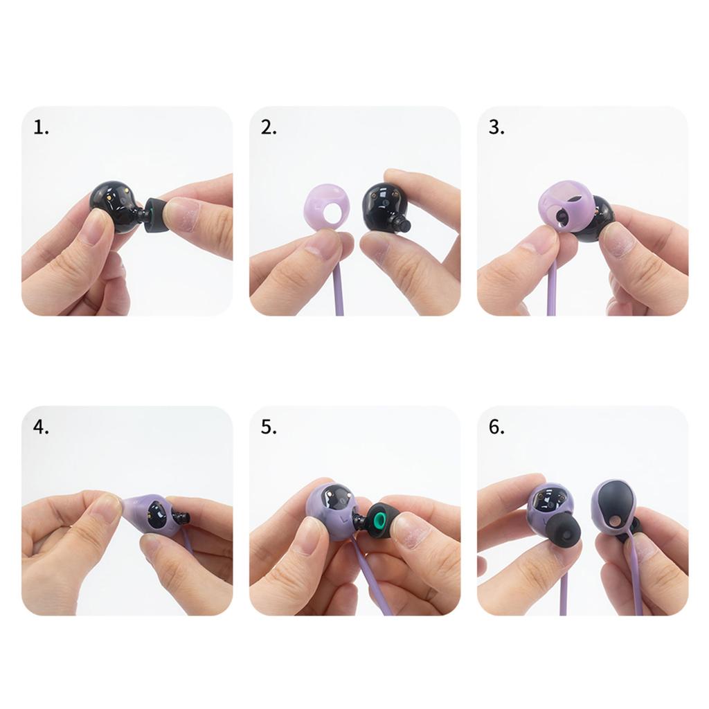 Silicone Anti-Lost Rope Hanging Neck Lanyard Compatible for WF-1000XM5 Bluetoothcompatible Wireless Headphone Cord Strap