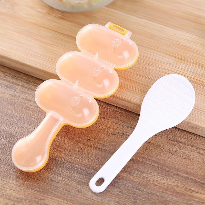 Agitați bile de orez Artefact Material de calitate alimentară Mucegai convenabil pentru desene animate pentru copii