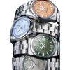 Pánské automatické hodinky Orient Star RK-AU0108G s moderním datem, mechanickým strojkem, vyrobené v Japonsku, 2letá záruka výrobce, měděné